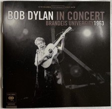 Bob Dylan in Concert: Brandeis University 1963 CD 2011 Acoustic American Folk picture