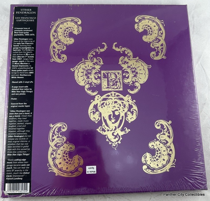 2016 New Sealed 3LP Vinyl Box Set Uther Pendragon San Francisco Earthquake Psych