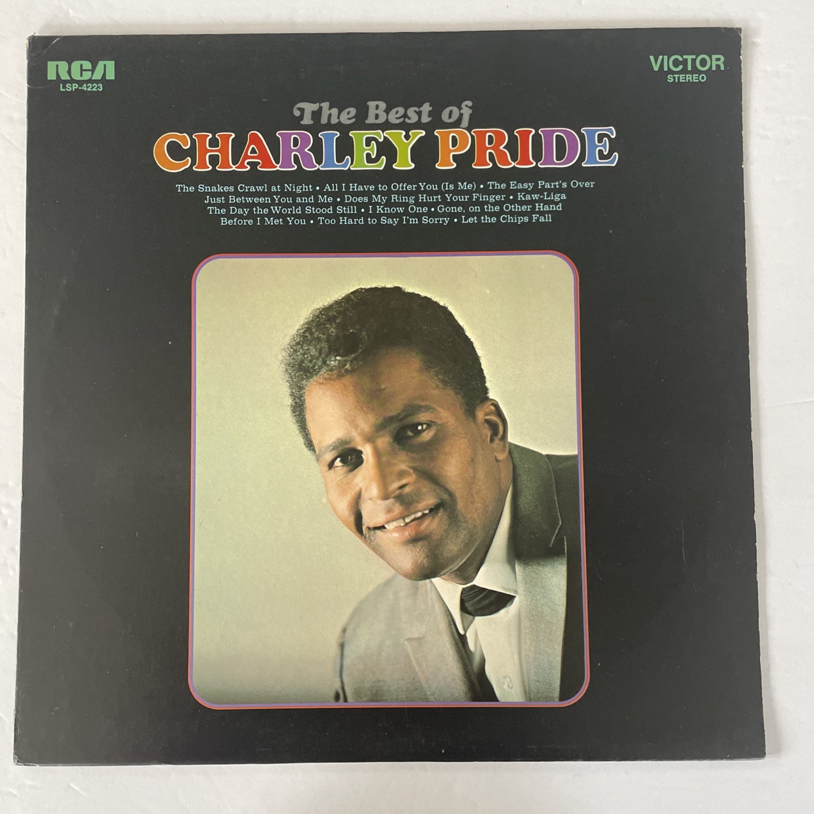 The Best Of Charlie Pride Vinyl 1969 RCA LSP-4223 