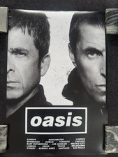 OASIS - Live 25 - OFFICIAL - Half faces World Tour Poster  picture