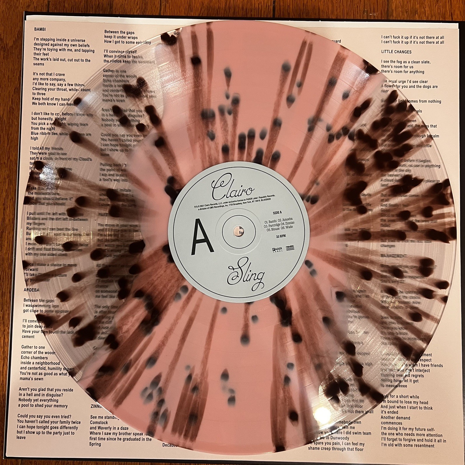 Clairo - Sling 5 Year Anniversary Blood Records - IN HAND - Blood Records 5K