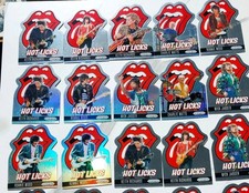 ROLLING STONES 2025 PANINI PRIZM HOT LICKS DIE CUT LOT OF 21 Includes SILVER PRZ picture