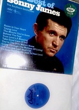 The Best of Sonny James LP (Capitol Records) Vinyl Stereo VG+ Ships Free 2 Days picture