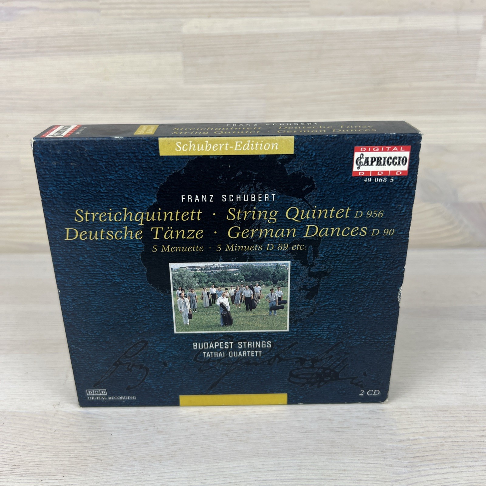 SCHUBERT String Quintet / German Dances (2 CD) Budapest Strings, Tatrai Quartett