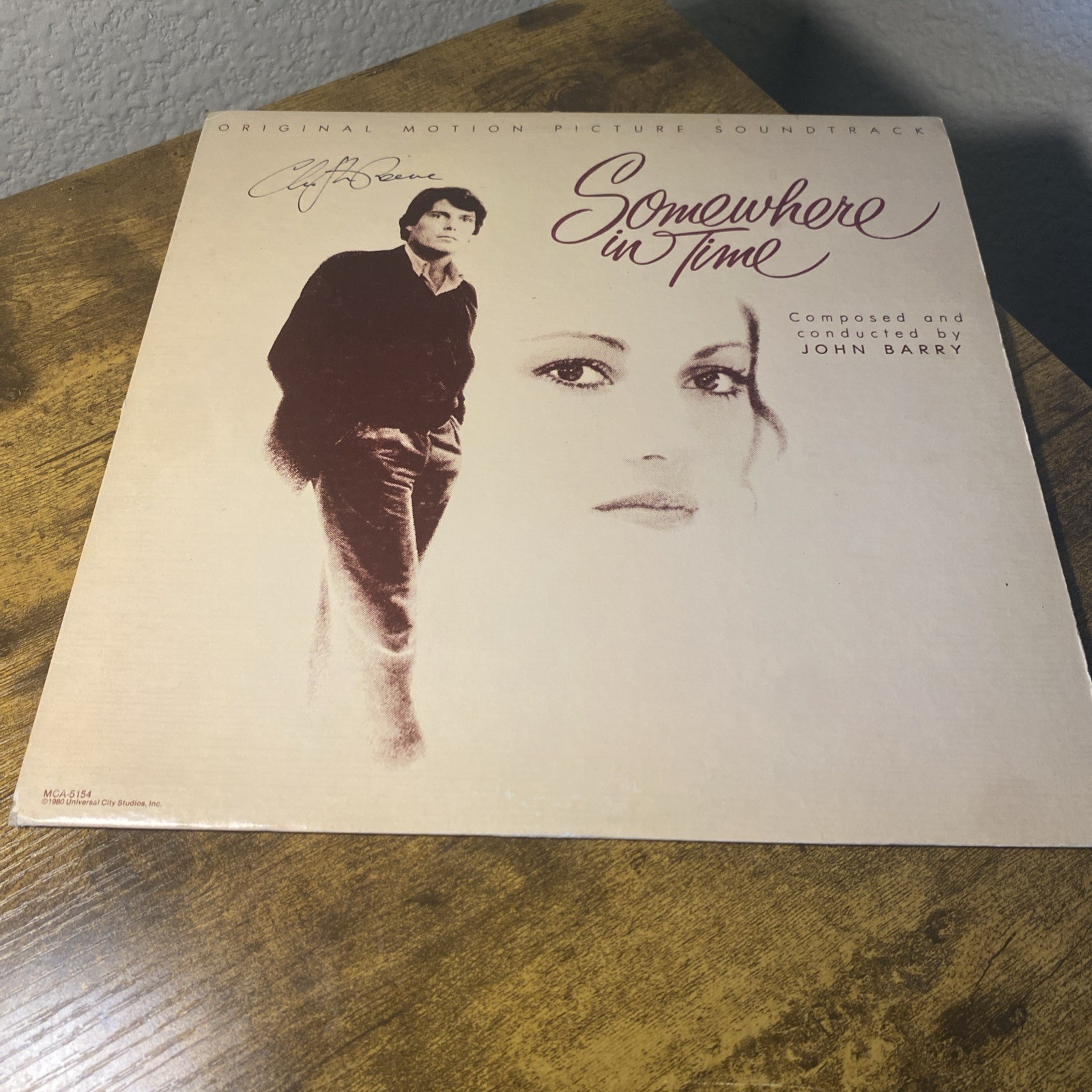 Somewhere in Time Original Soundtrack SIGNED BY CHRISTOPHER REEVES