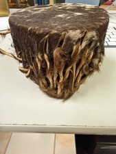 Kenyan  1972 roadside Souvenir Handmade Cowhide  4