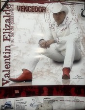 Valentin Elizalde Poster Vencedor Con Fotos Del Estudio De Grabacion100%Original picture
