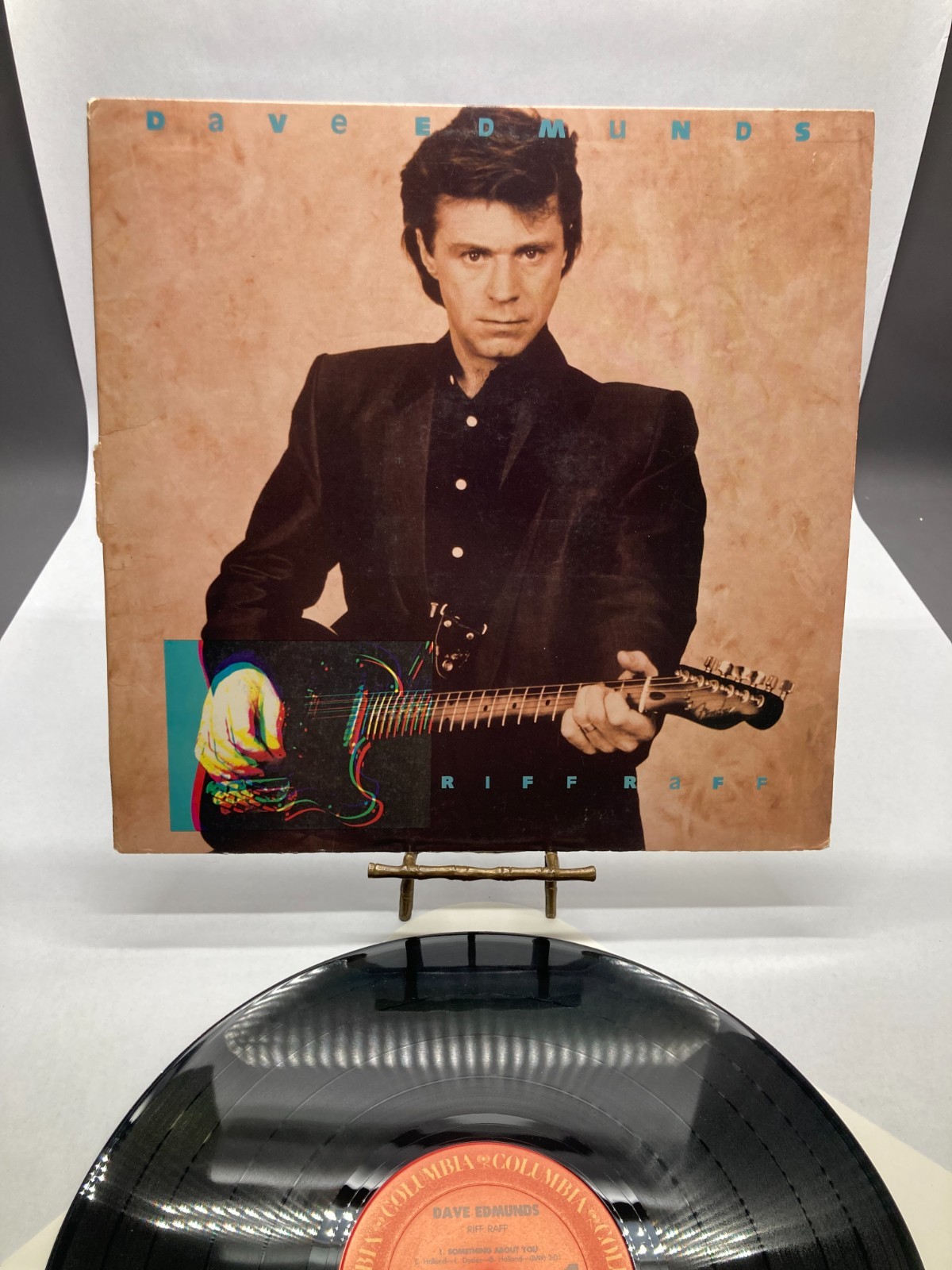 Dave Edmunds Riff Raff Vintage Vinyl LP 1984 Columbia Record FC-39273