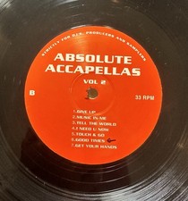 Absolute Accapellas Vol 2. Vinyl 12