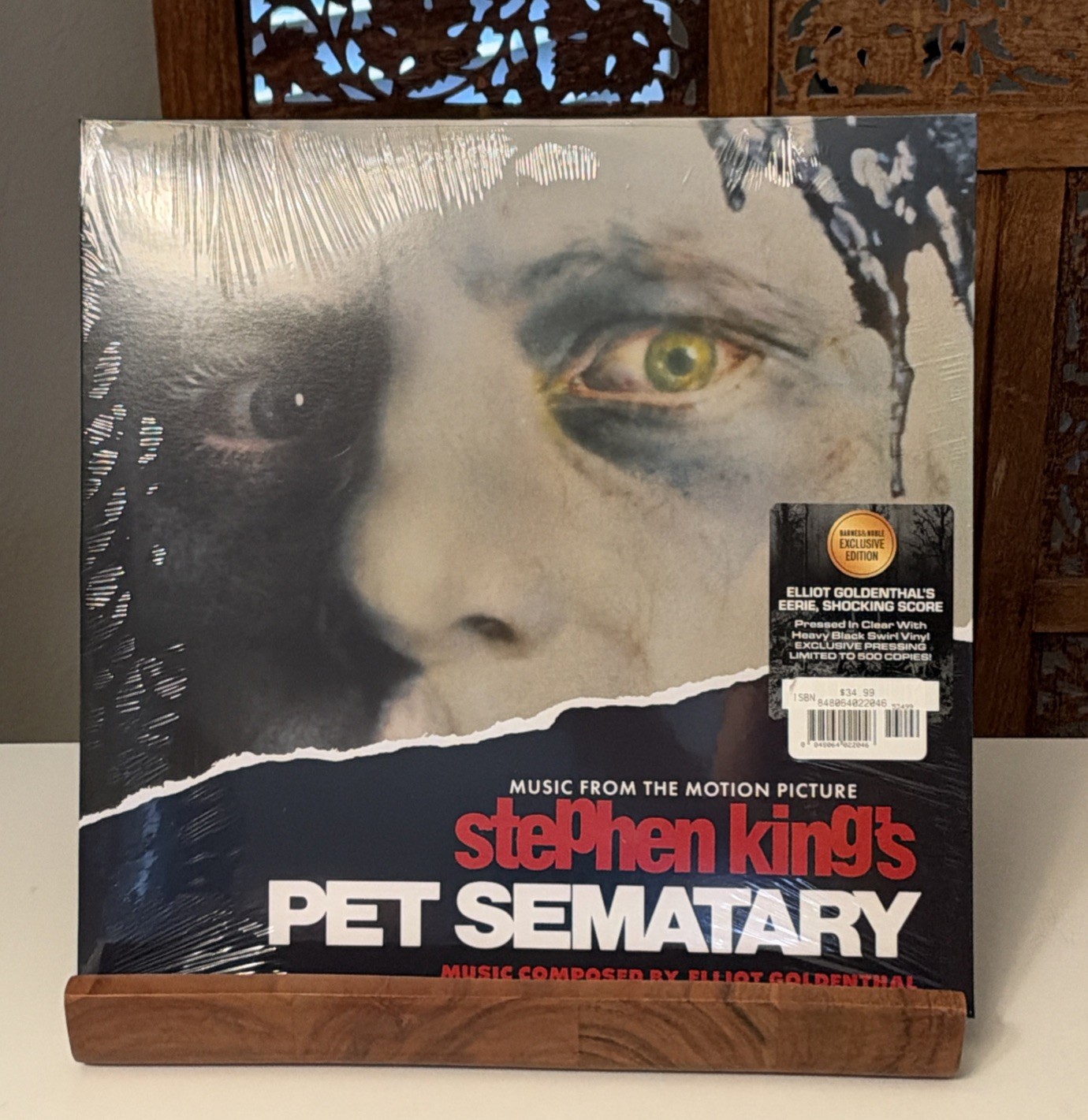Pet Sematary LP 2026 Limited Edition NEW Clear with Black Swirl 1 of Only 500