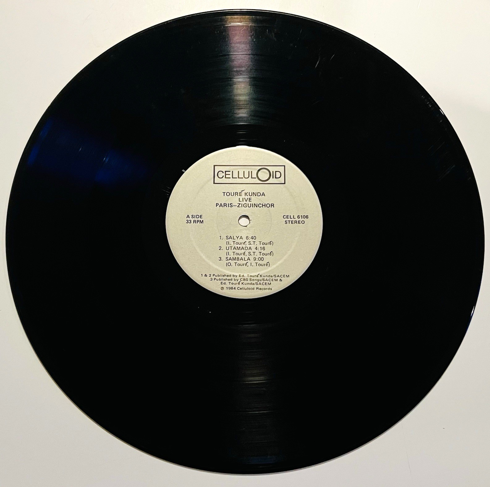 Touré Kunda – Live Paris-Ziguinchor (1984, 12” Vinyl, LP)