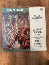 Dvorak Cello Concerto Gaspard Cassado Jonel Perlea Vox Vinyl LP Sealed New picture