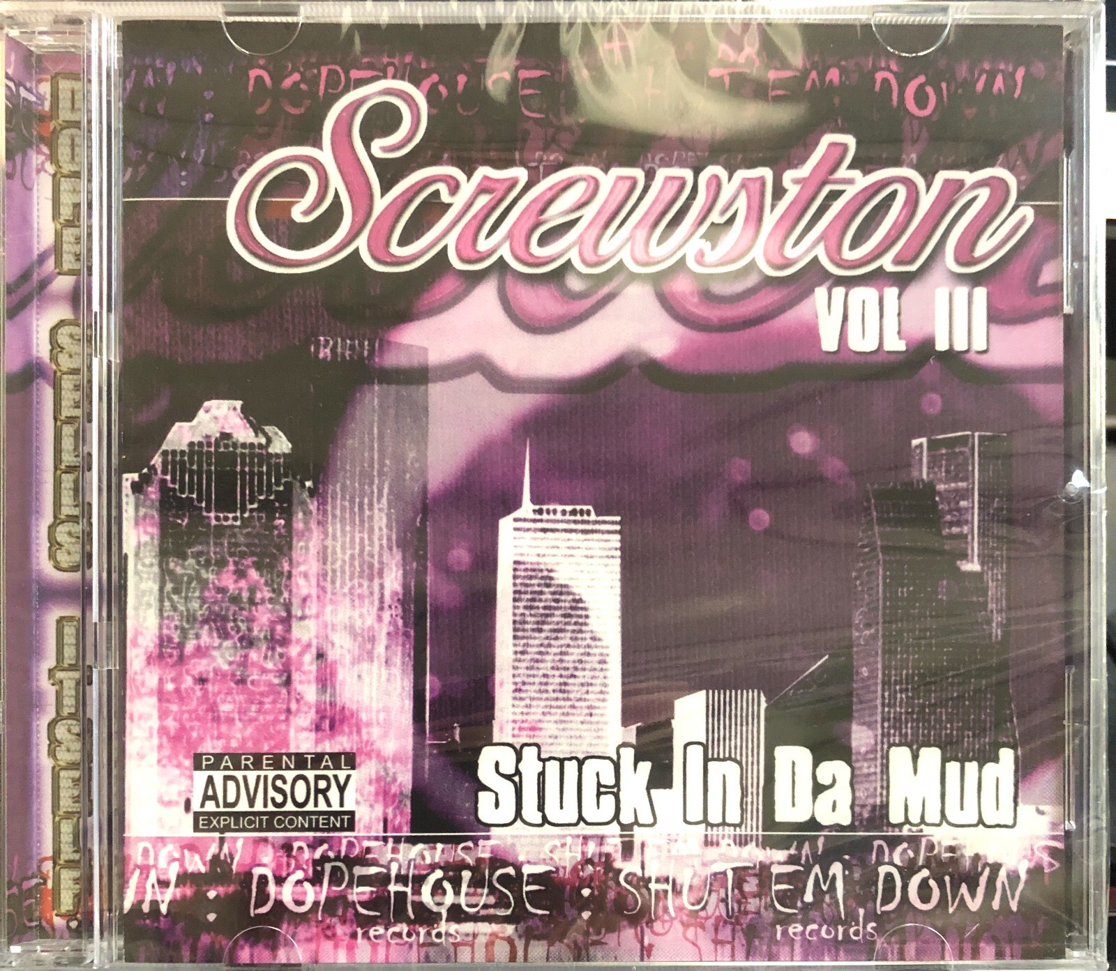 SCREWSTON Vol 3: Stuck in Da Mud (Factory Sealed CD, 2002) DOPE HOUSE RECORDS
