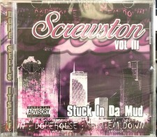 SCREWSTON Vol 3: Stuck in Da Mud (Factory Sealed CD, 2002) DOPE HOUSE RECORDS picture
