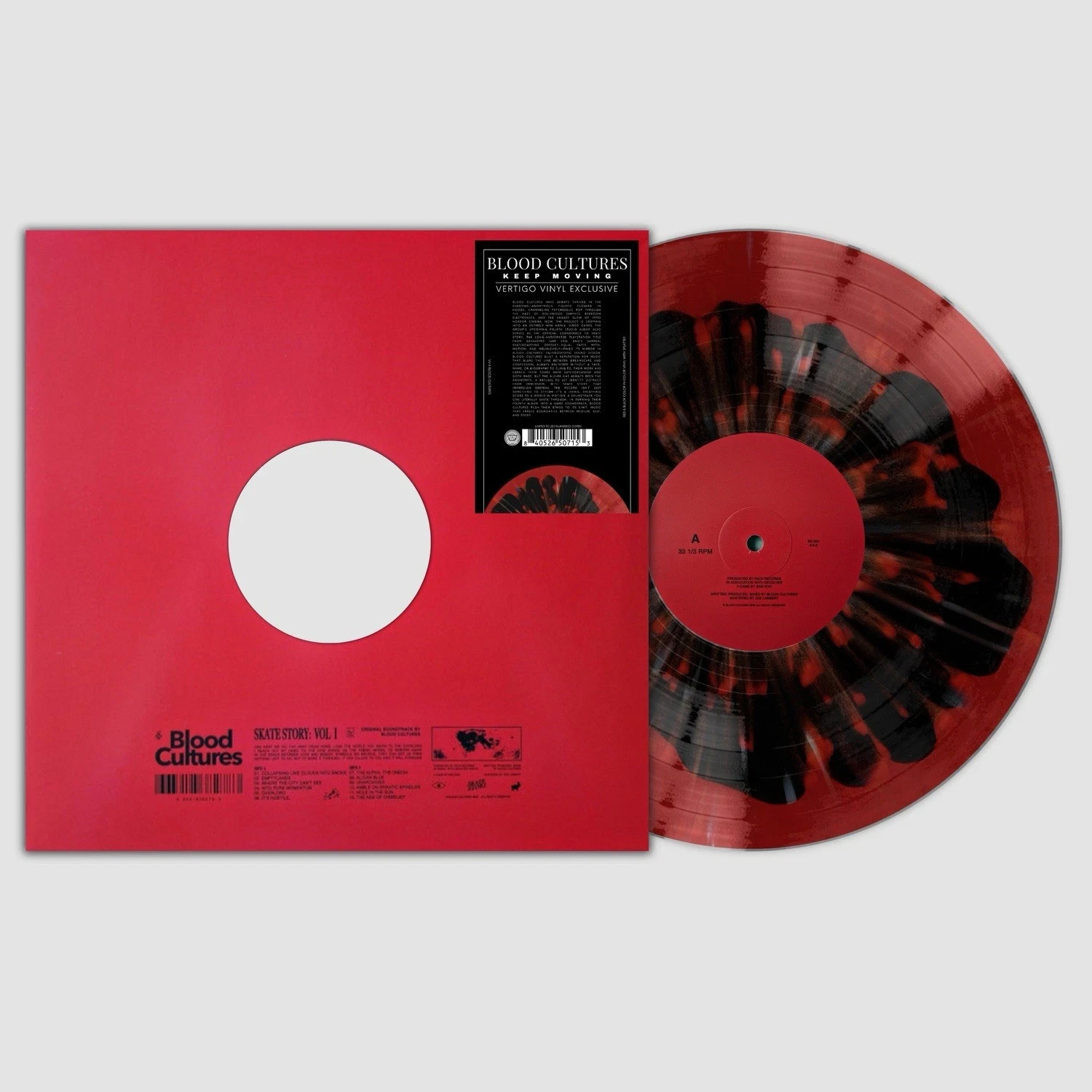 Hand #\'d x/250 Blood Cultures Skate Story Vol 1 Vertigo Color In Color Vinyl LP