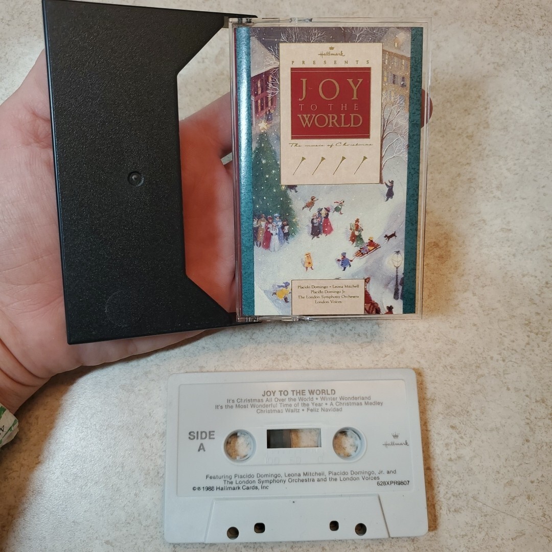 Vintage Hallmark Presents 1988 Joy to the World Cassette Tape Christmas