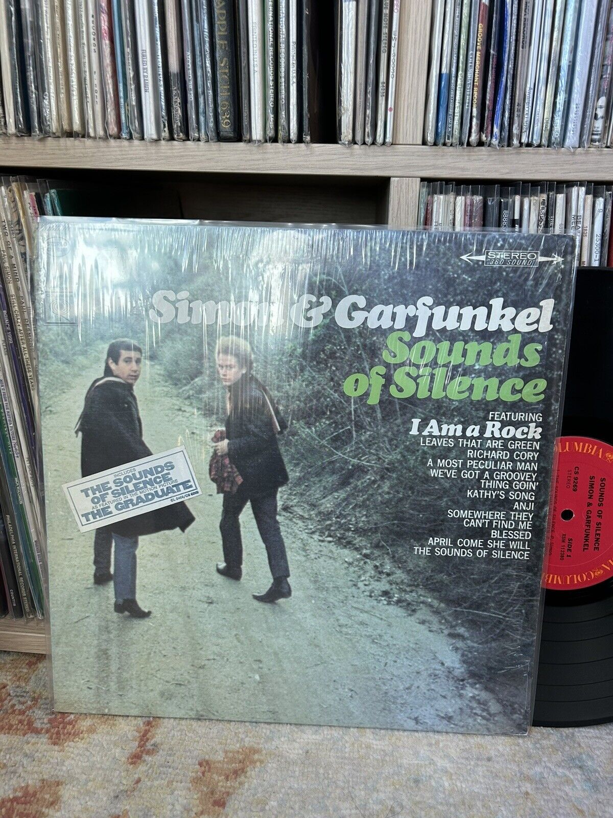 Simon and Garfunkel Sounds of Silence Original 1967 LP In Shrink W/ Hype