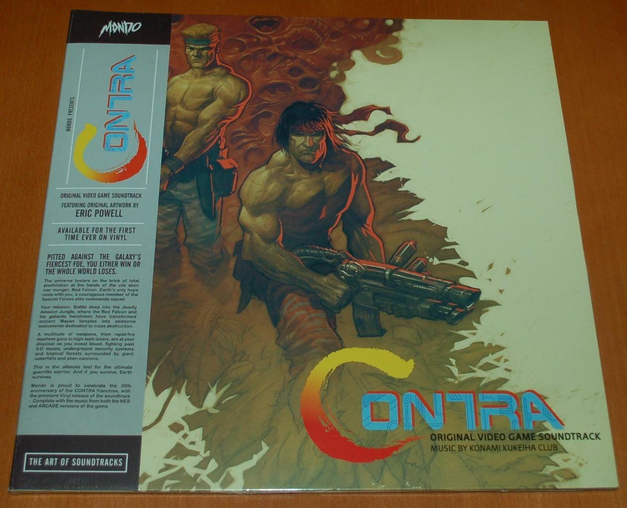 Konami Kukeiha Club - Contra Soundtrack - Sealed 2017 Mondo Tri-Colour Vinyl LP