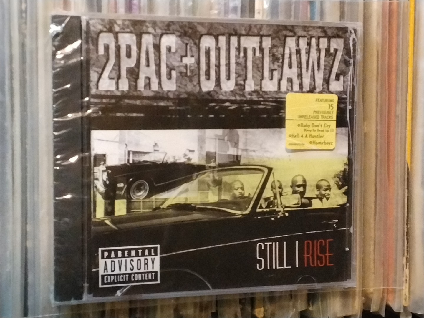 ORIGINAL TUPAC 2PAC OUTLAWZ STILL I RISE USA HYPE STICKER SEALED RAP HIP HOP