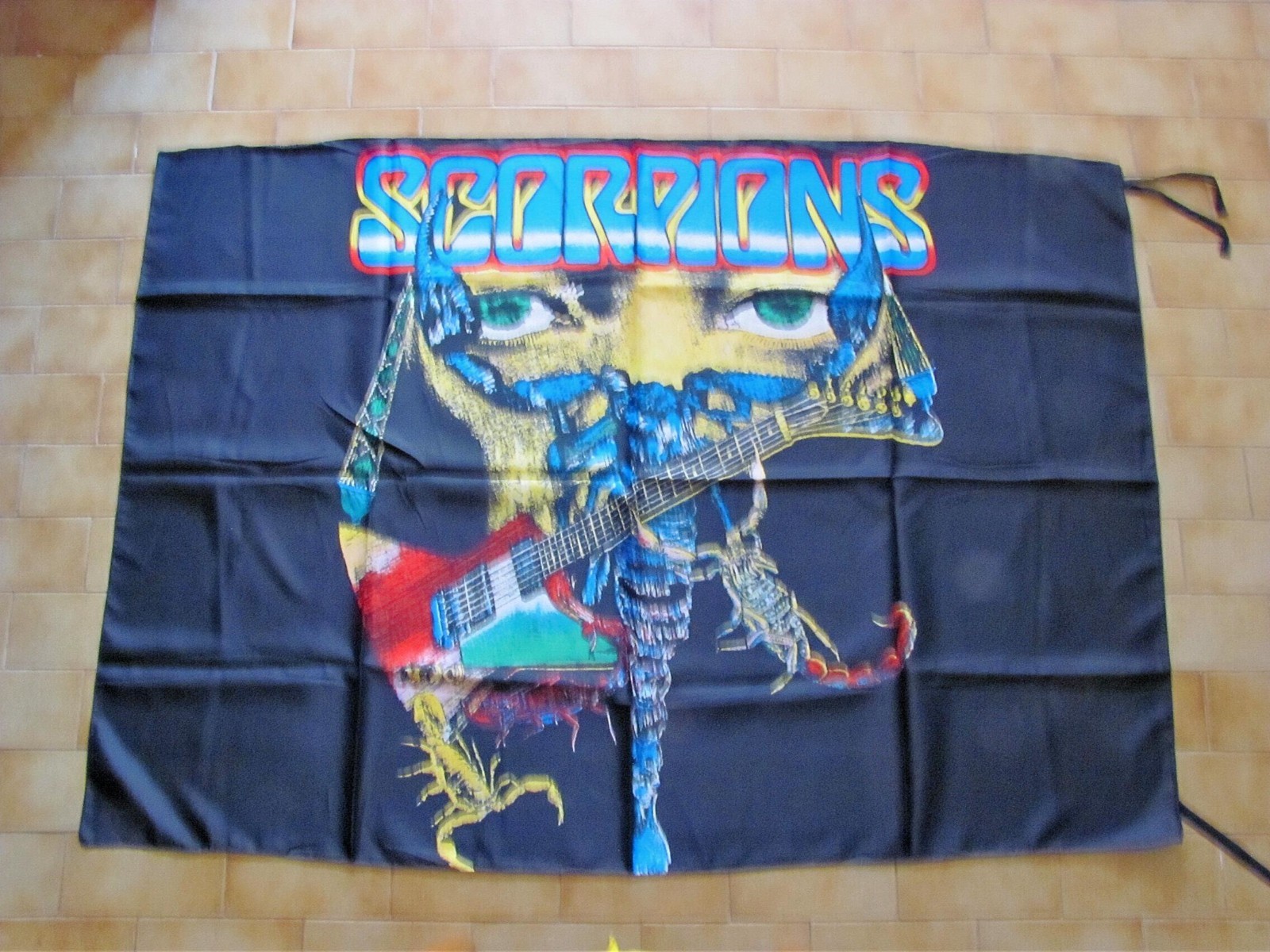 SCORPIONS  Animal Magnetism , Vintage Memorabilia Flag / Bandiera 1981