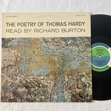 The Poetry of Thomas Hardy Read by Richard Burton Caedmon TC -140  1958 ORIG LP picture