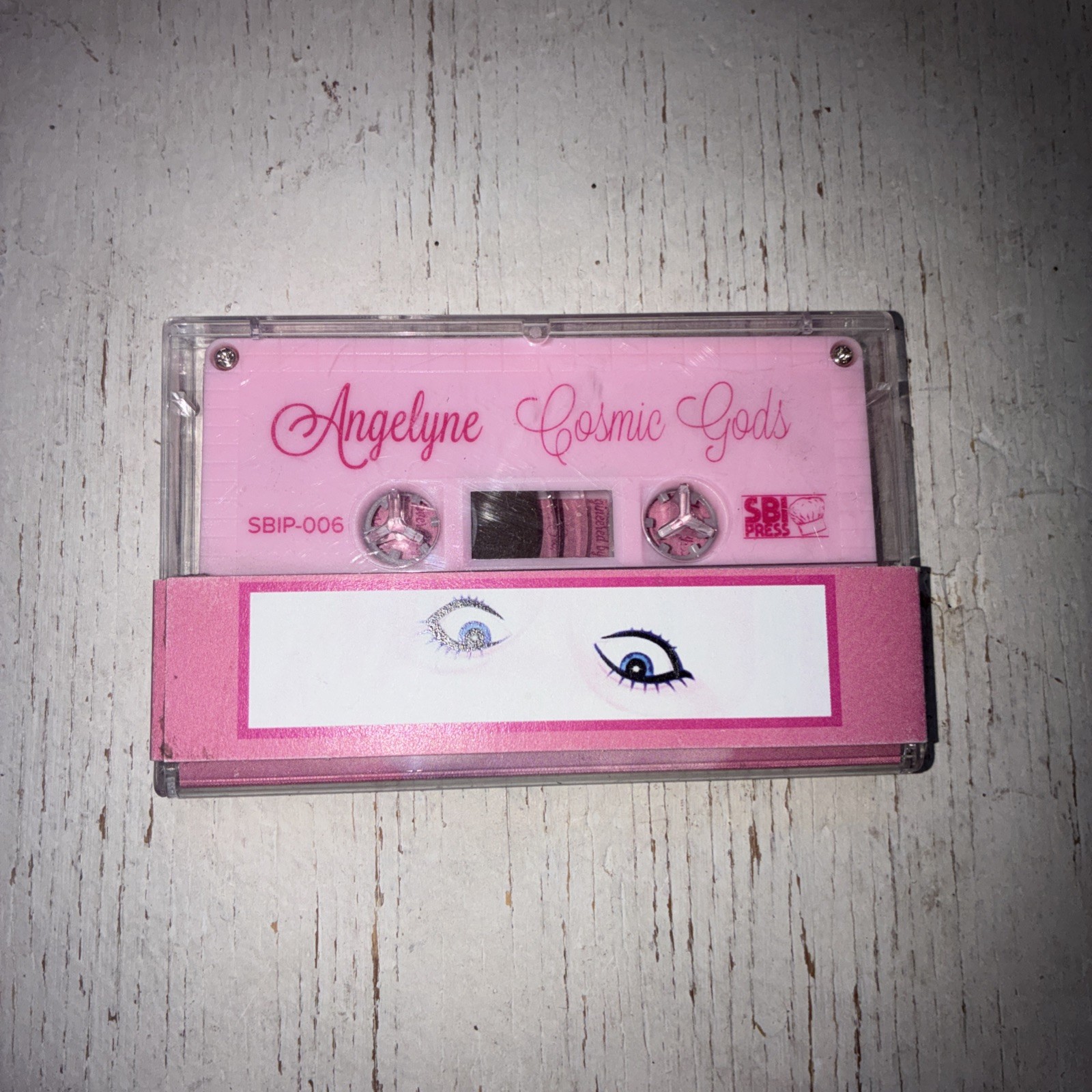 RARE Angelyne Los Angeles Icon Cassette Tape Cosmic Gods Emmy Rossum 