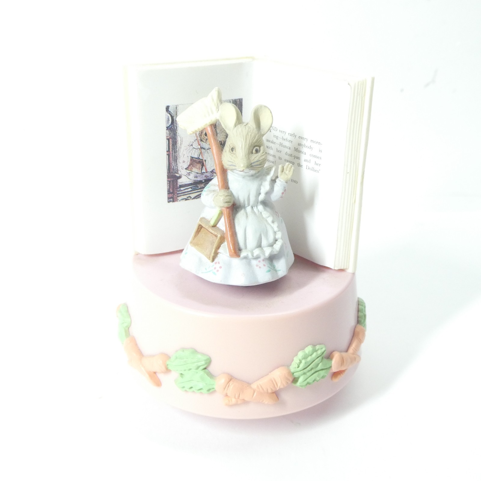 Beatrix Potter Tale of Two Bad Mice Music Box Schmid Vintage
