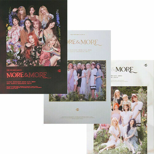 TWICE [MORE & MORE] 9th Mini Album CD+Photo Book+7p Card+Pre-Order+GIFT