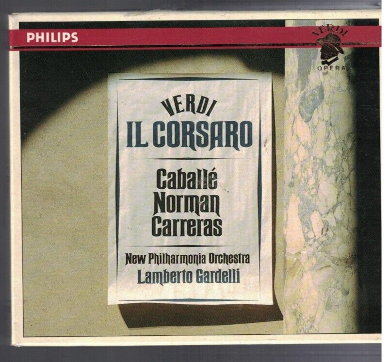 Verdi: Il Corsaro / Jessye Norman, José Carreras, Caballé (2 CDs, 1989, Philips)