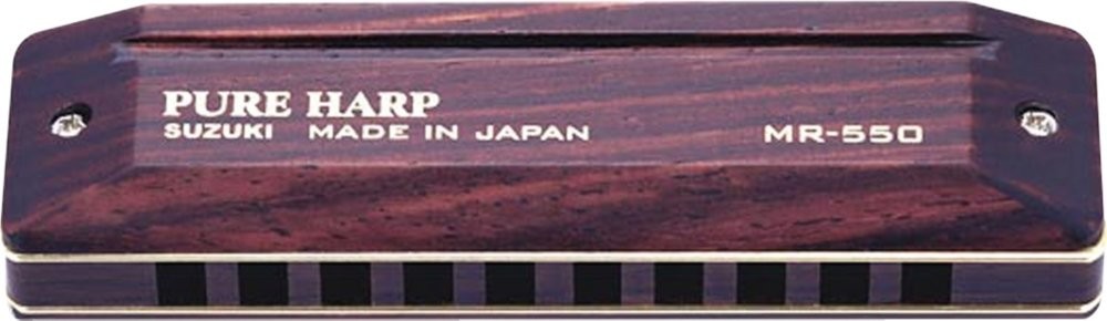 Suzuki Pure Harp Mr-550 10-Hole Harmonica, E Key._