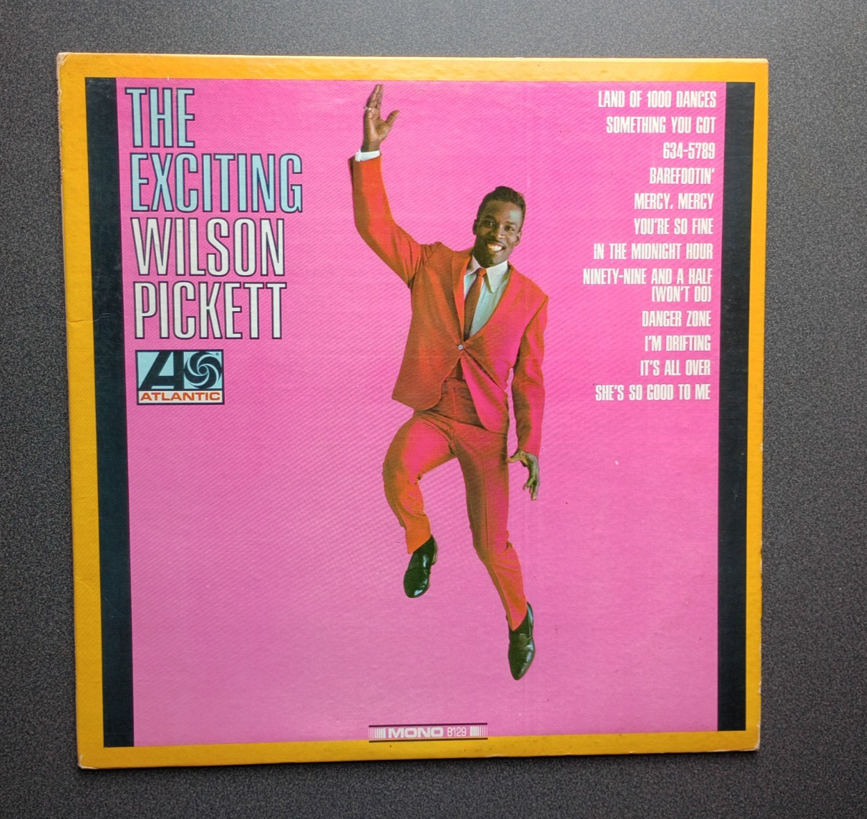 THE EXCITING WILSON PICKETT LP VG Atlantic 8129 ORIGINAL Mono 1966 Classic SOUL