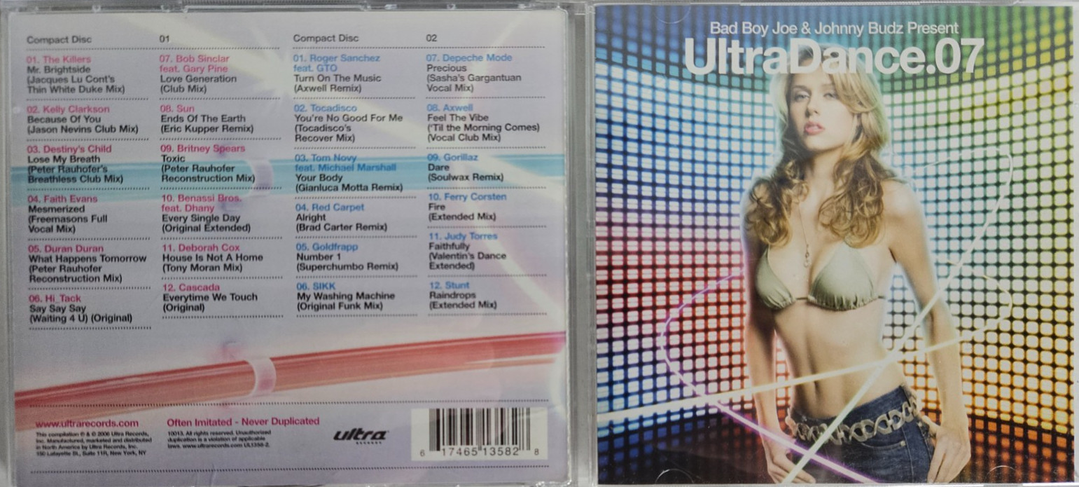 Ultra Dance 07 CD 2 disc set various artists