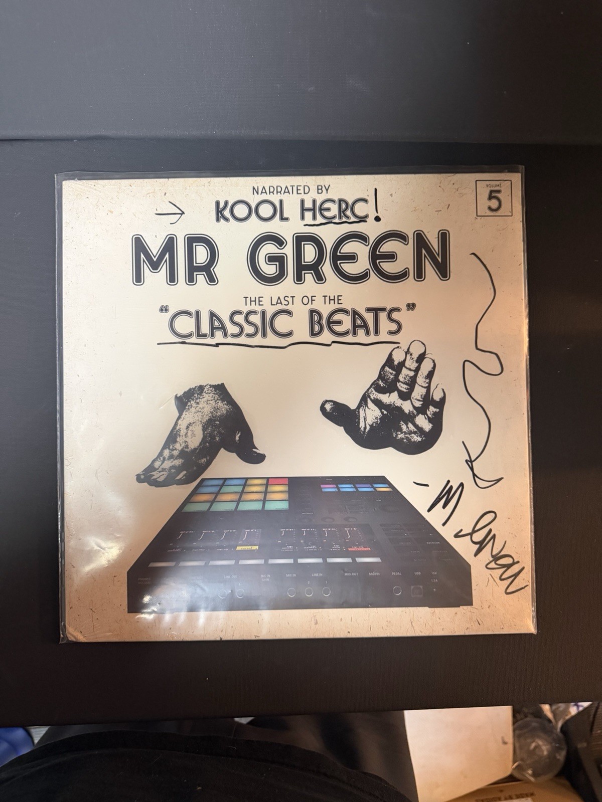 Mr Green & Kool Herc The Last Of The Classic Beats SIGNED Vinyl