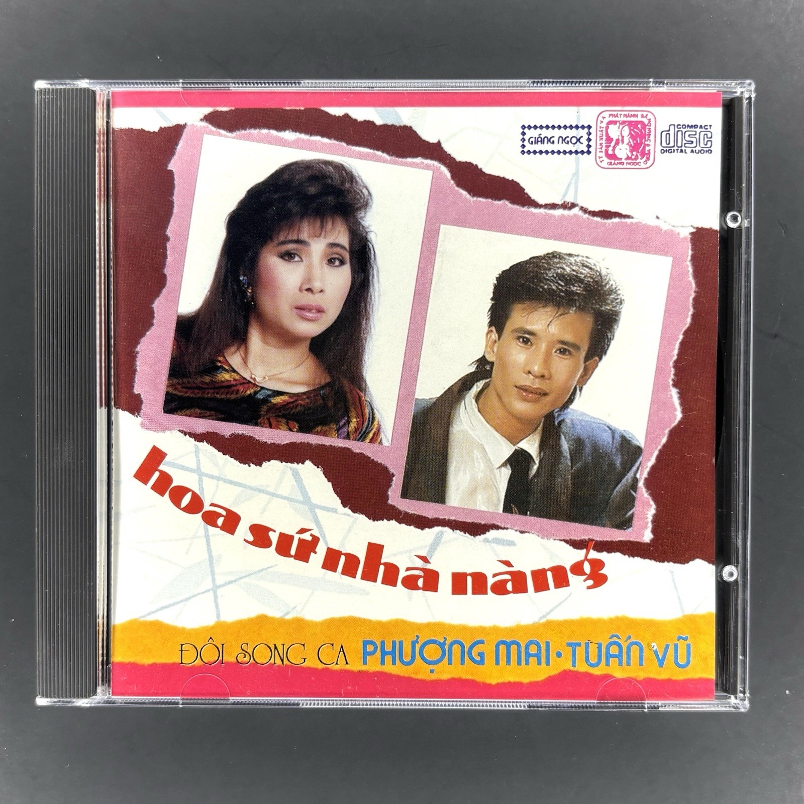 Giáng Ngọc CD-Hoa Sứ Nhà Nàng 1991 Phượng Mai – Tuấn Vũ (JVC) Like New Rare OOP