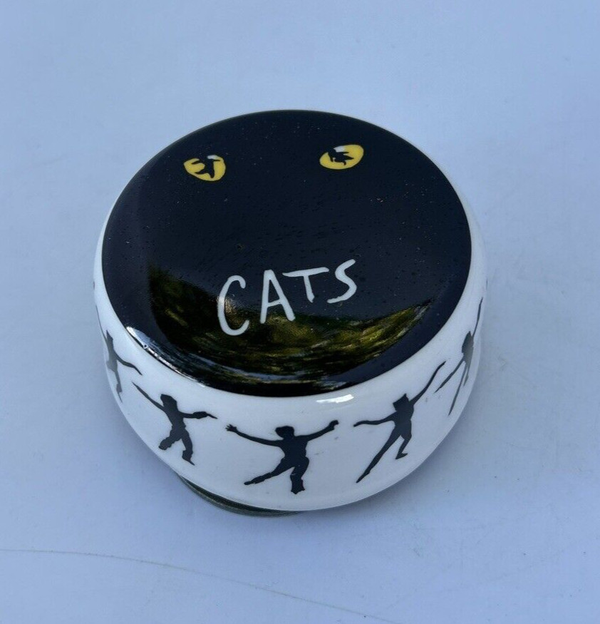 VINTAGE Andrew Lloyd Webber’s Cats on Broadway “Memory” Music Box by Roman japan