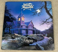 King Diamond Them LP 1988 Roadracer RR 9550 Original w/ Lyric Inner VG picture