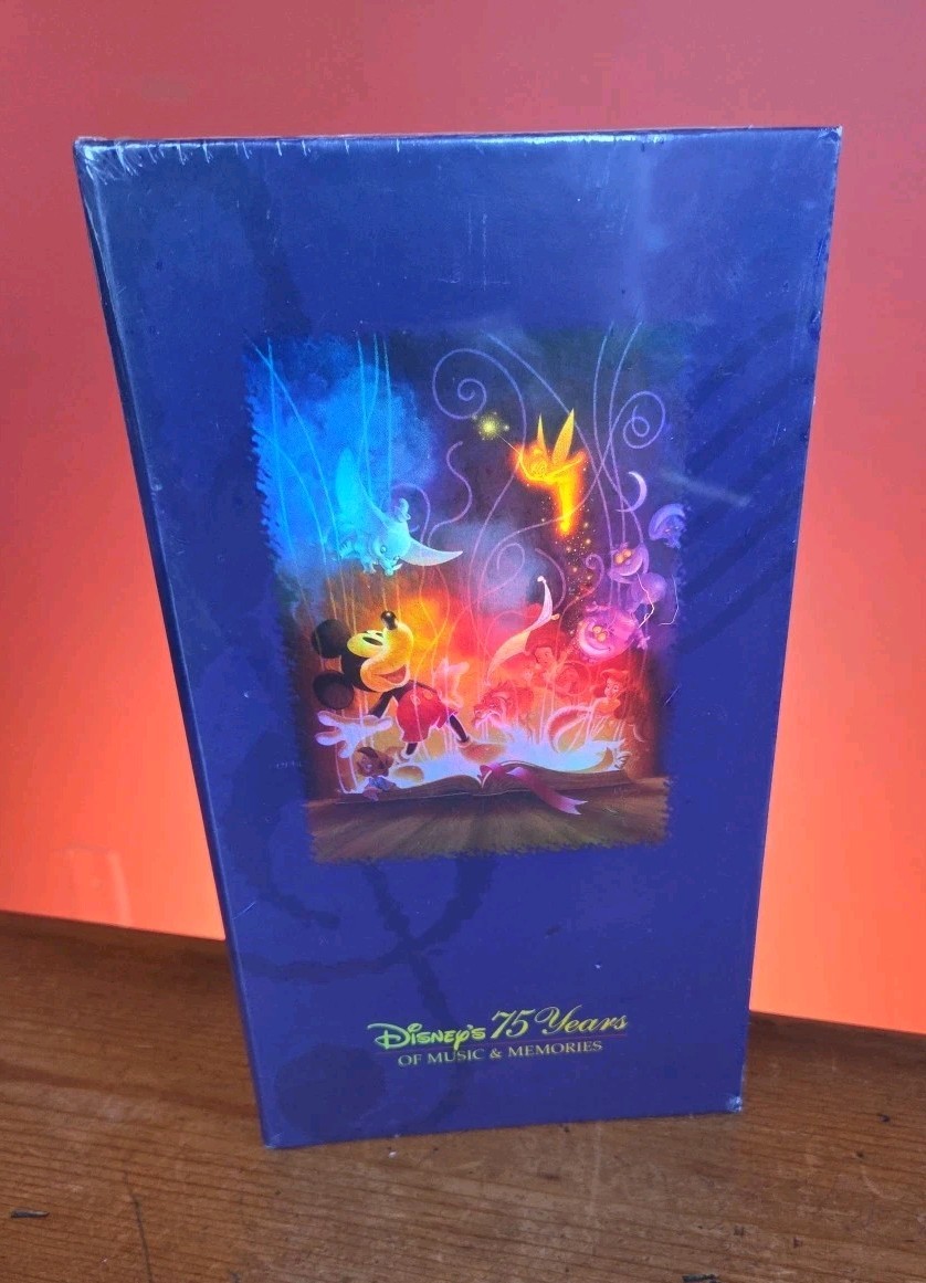 Disney\'s 75 Years of Music & Memories 3-CD Set Sealed New In Box