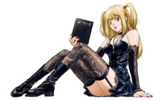 DEATH NOTE MISA AMANE Anime Vinyl Decal Sticker Car,Bottle,Window,Notebook,etc.. picture