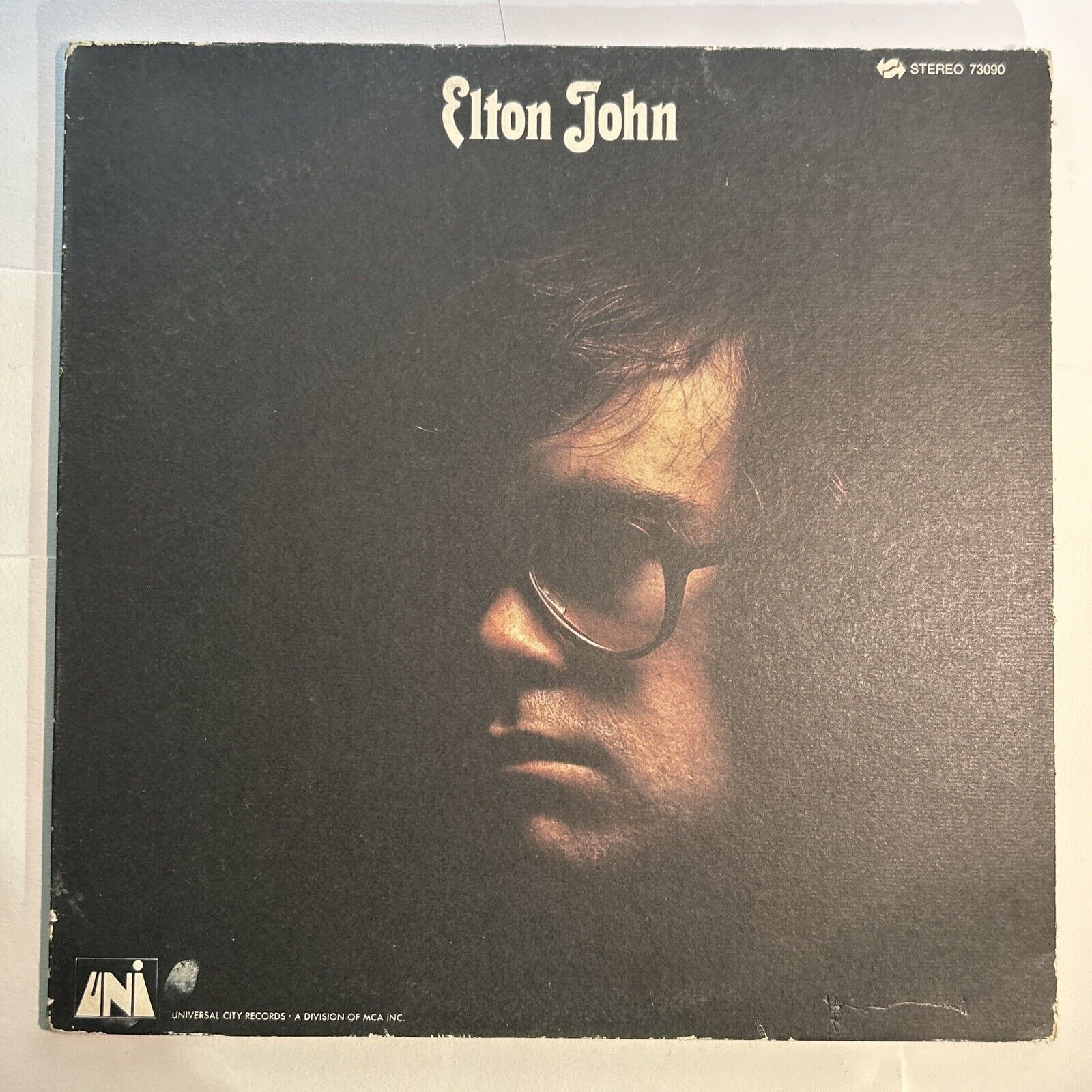 Elton John Self Titled Vinyl Lp UNI 73090 Gatefold 12” Record TESTED