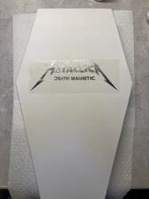 METALLICA - Death Magnetic (2008 Vertigo COFFIN BOX,CD/DVD,T-Shirt,Flag,Picks) picture