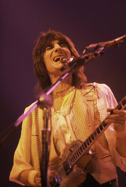 Guitarist Ron Wood of the Rolling Stones with his band the New Bar- Old Photo