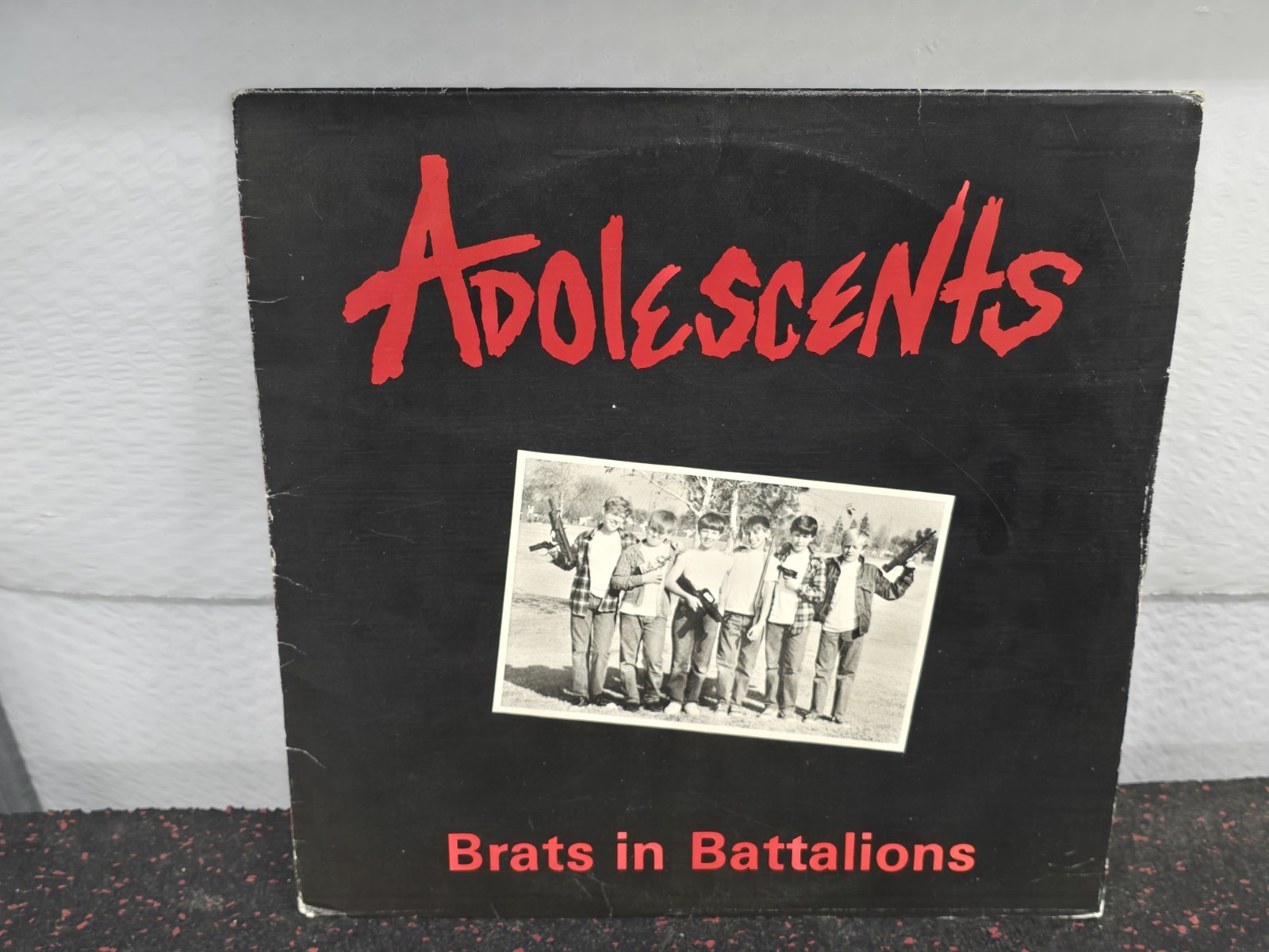 Adolescents Brats in Battalions 1987 California HC Punk First Pressing -VINTAGE