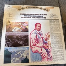 Columbia Grofe Grand Canyon Suite Leonard Bernstein NY Philharmonic Vinyl LP picture