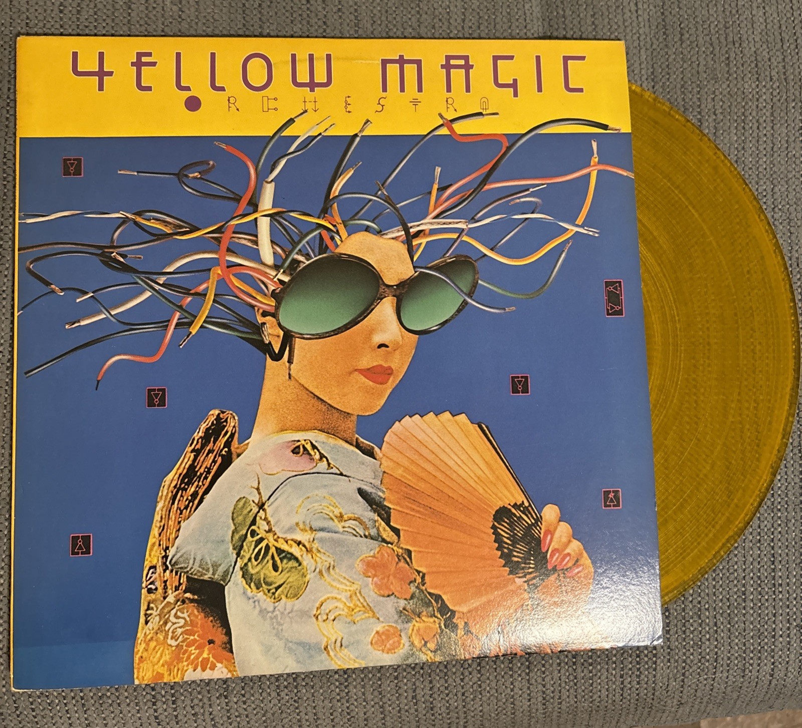 Yellow Magic Orchestra Vinyl LP Self Titled 1979 Promo Gold - Red Label Mint-