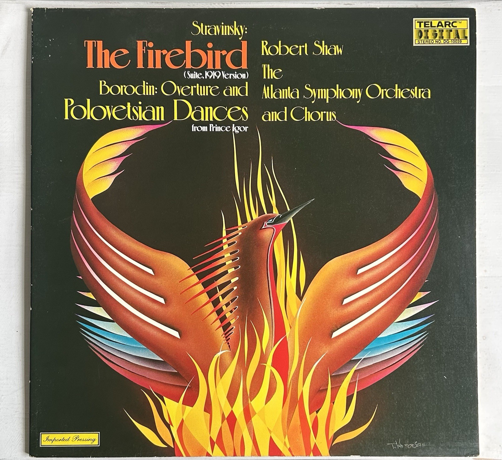 Robert Shaw STRAVINSKY The Firebird BORODIN Polovetsian Dances - Telarc DG-10039