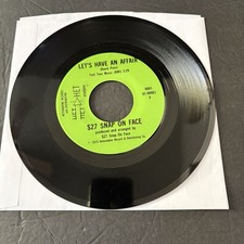 $27 SNAP ON FACE - Heterodyne  - Let's Have An Affair / Kicking Around 45 NM picture