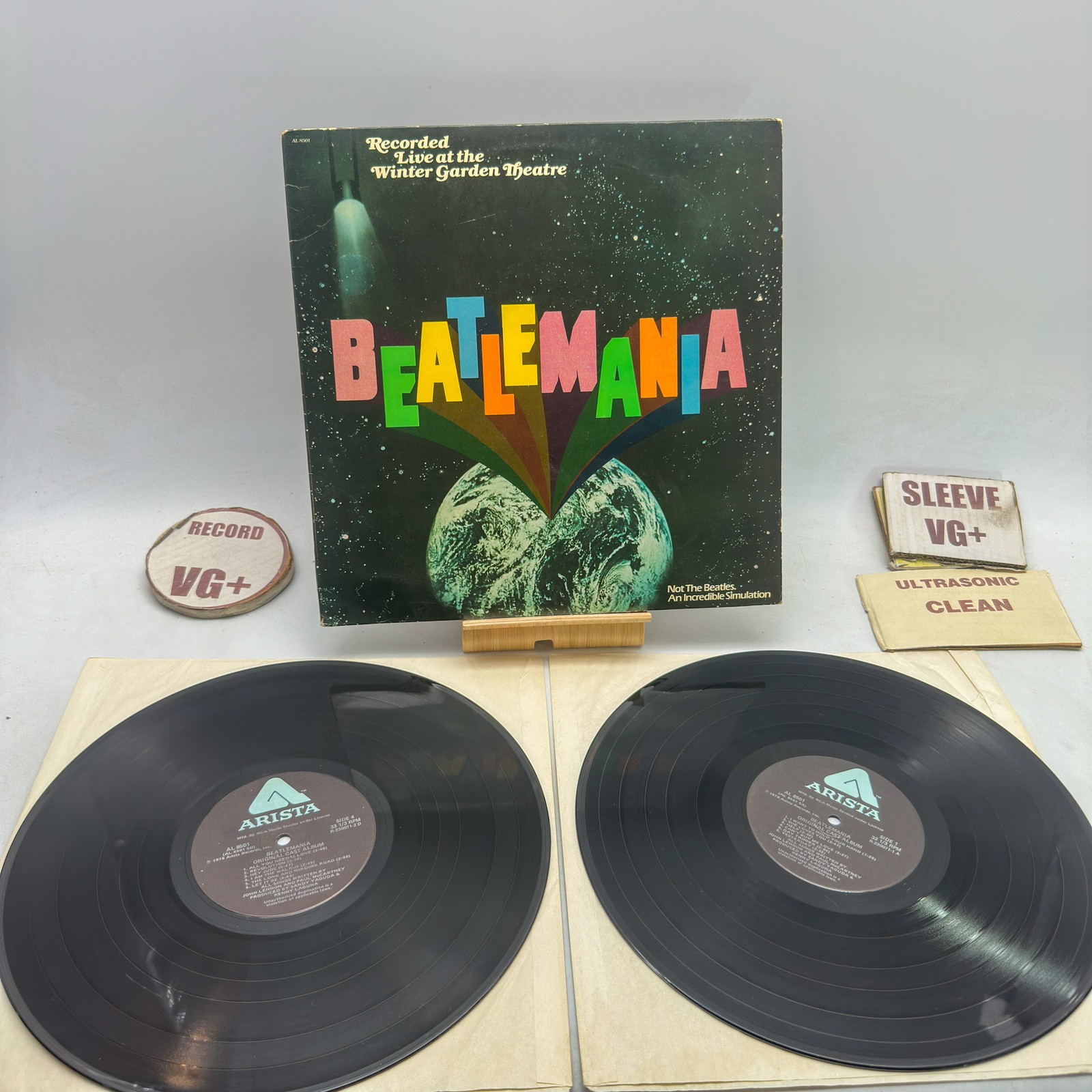 Beatlemania - Beatlemania (Original Cast Album VG+/VG+ 1978 Ultrasonic Clean