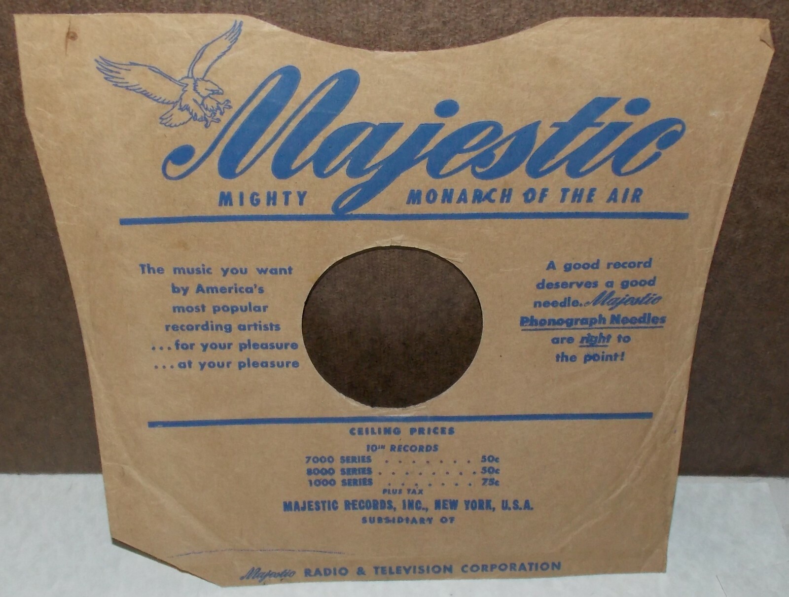 2 VINTAGE MAJESTIC RECORDS 10