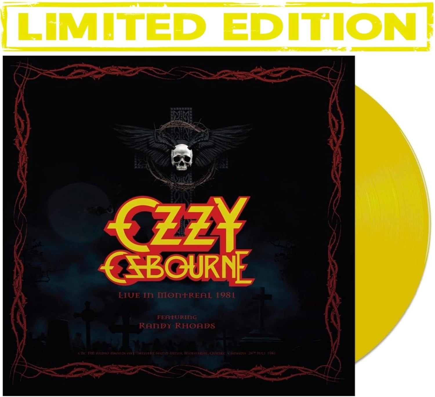 Ozzy Osbourne – Live in Montreal 1981 Featuring Randy Rhoads LP 12\