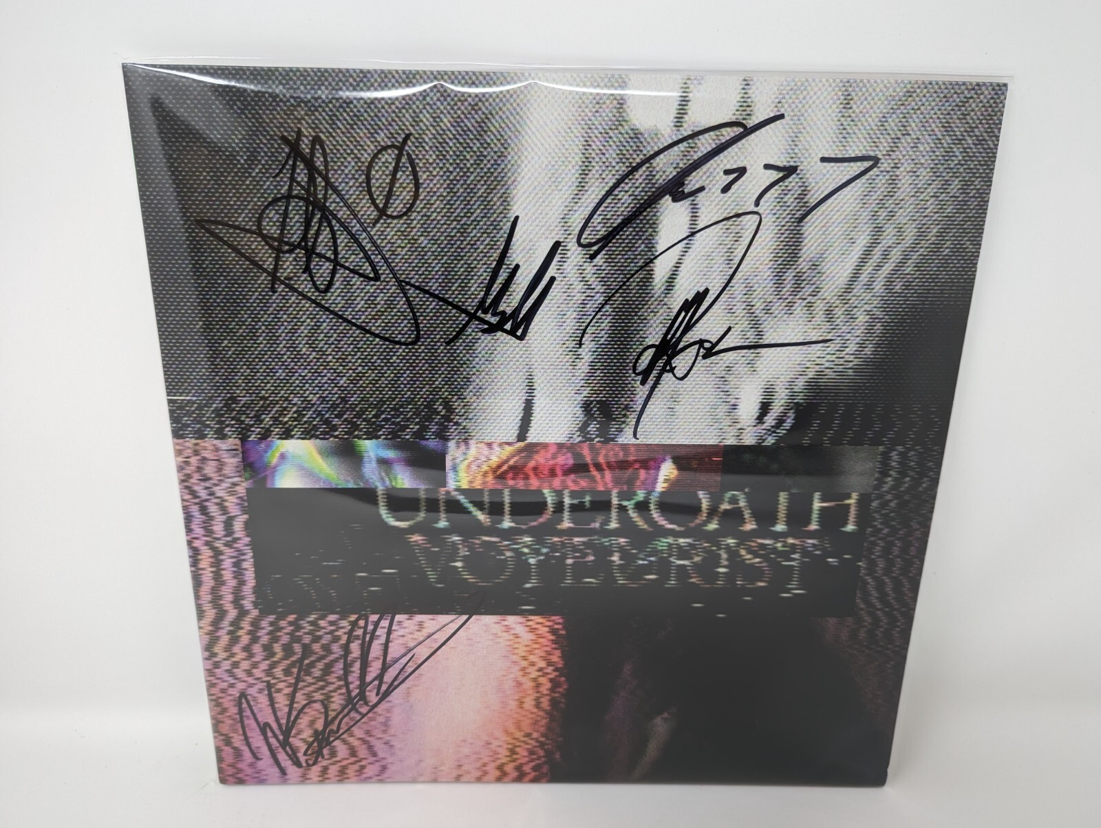 Underoath - Voyeurist - Purple/Black Splatter Vinyl Signed/Autographed